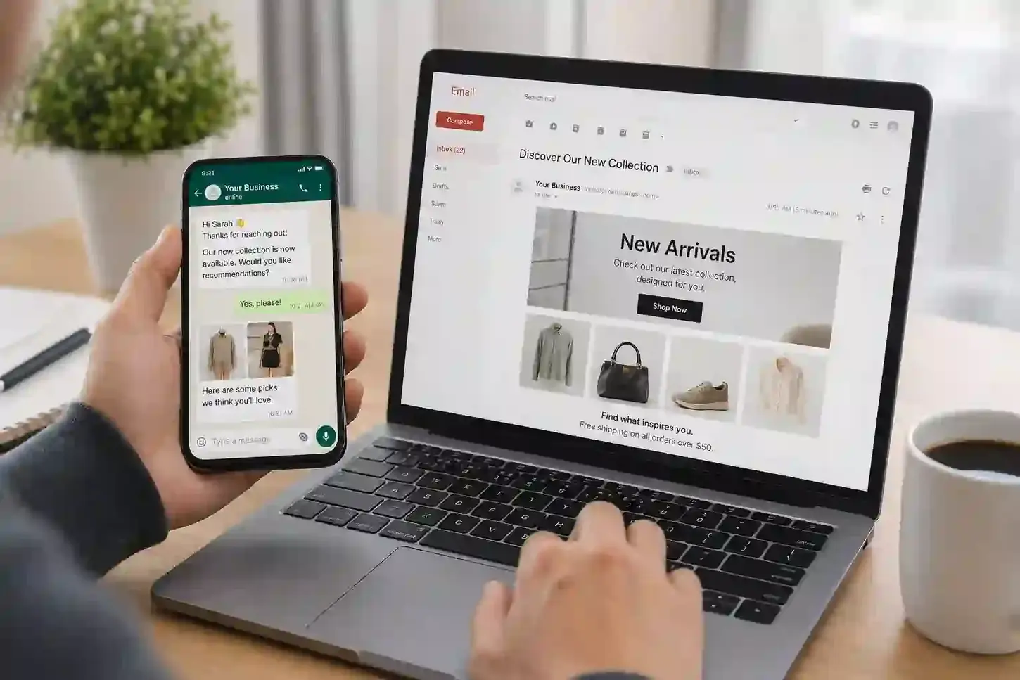 apakah whatsapp marketing lebih efektif dari email marketing